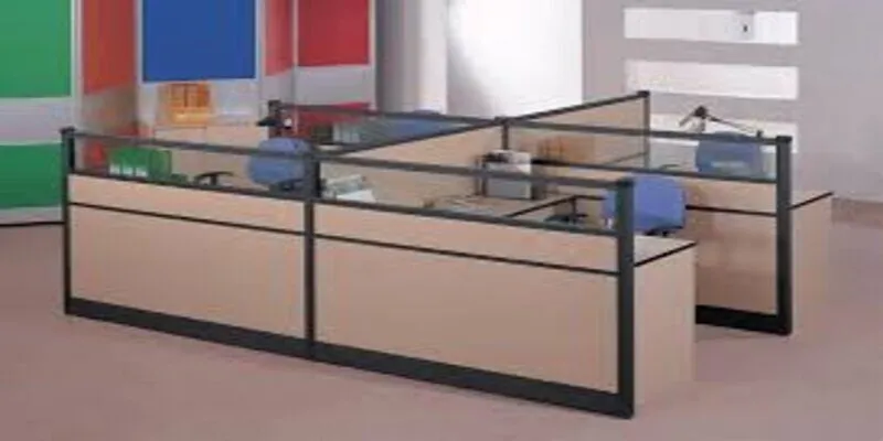 vách ngăn nỉ gỗ văn phòng hiện đại