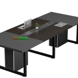 Thanh lý Bàn họp chân sắt mặt dày 2,5cm