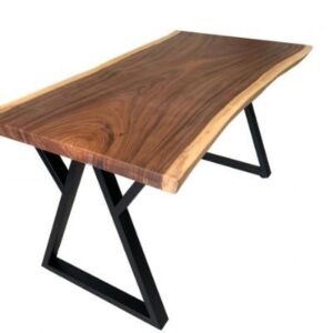 Thanh lý bàn chân sắt mặt gỗ dày 2,5cm