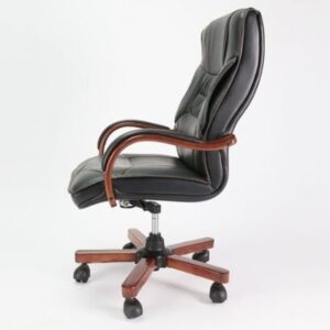 Thanh lý ghế da giám đốc tay gỗ da